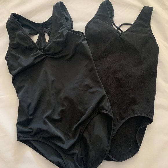 balera LEOTARDS (BLACK ) - sz MC- 2 pieces